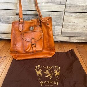 Pratesi Firenze Leather Tote - Made in Italy